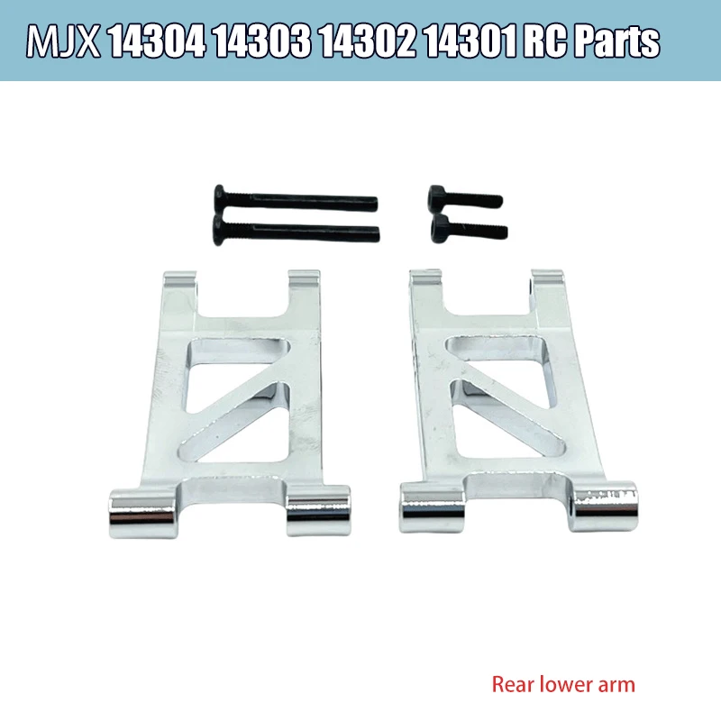 MJX 하이퍼 고 1/14 14301 14302 14303 원격 조종 자동차 금속 부품 앞뒤 암 스트랩, 뒤쪽 컵 및 뒤쪽 상부 스윙 암