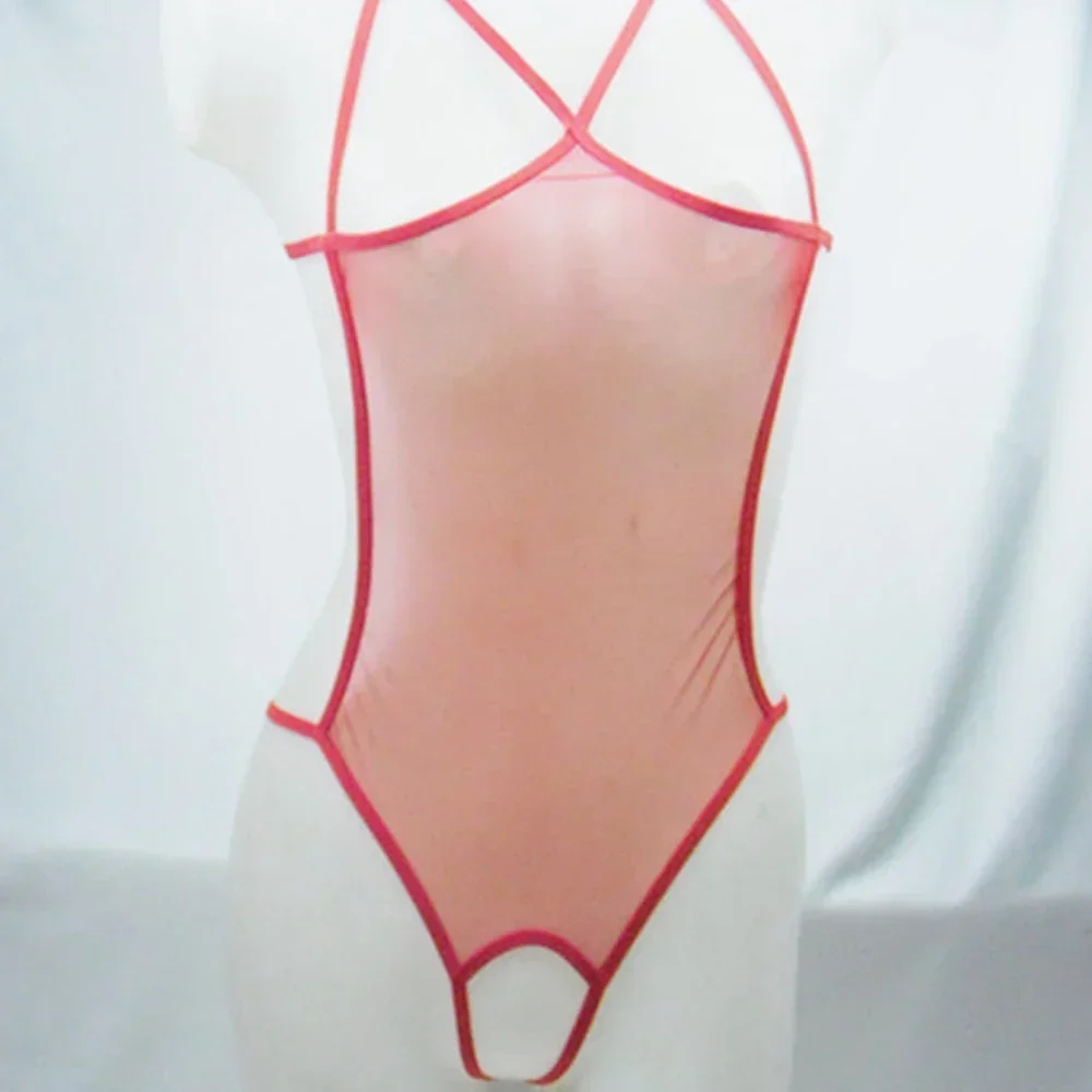 2022, женское сексуальное прозрачное сетчатое нижнее белье с открытой промежностью, боди, прозрачный купальник с вырезами, ночное белье, нижнее белье без рукавов, Клубная одежда