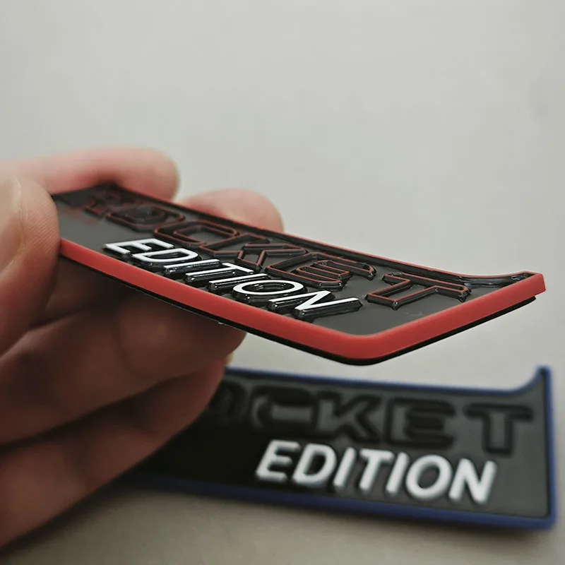 3D ABS Car Logo ROCKET EDITION Emblem for Brabus G Class G63 G55 G500 G65 Rear Trunk Badge Side Fender Sticker Accessories
