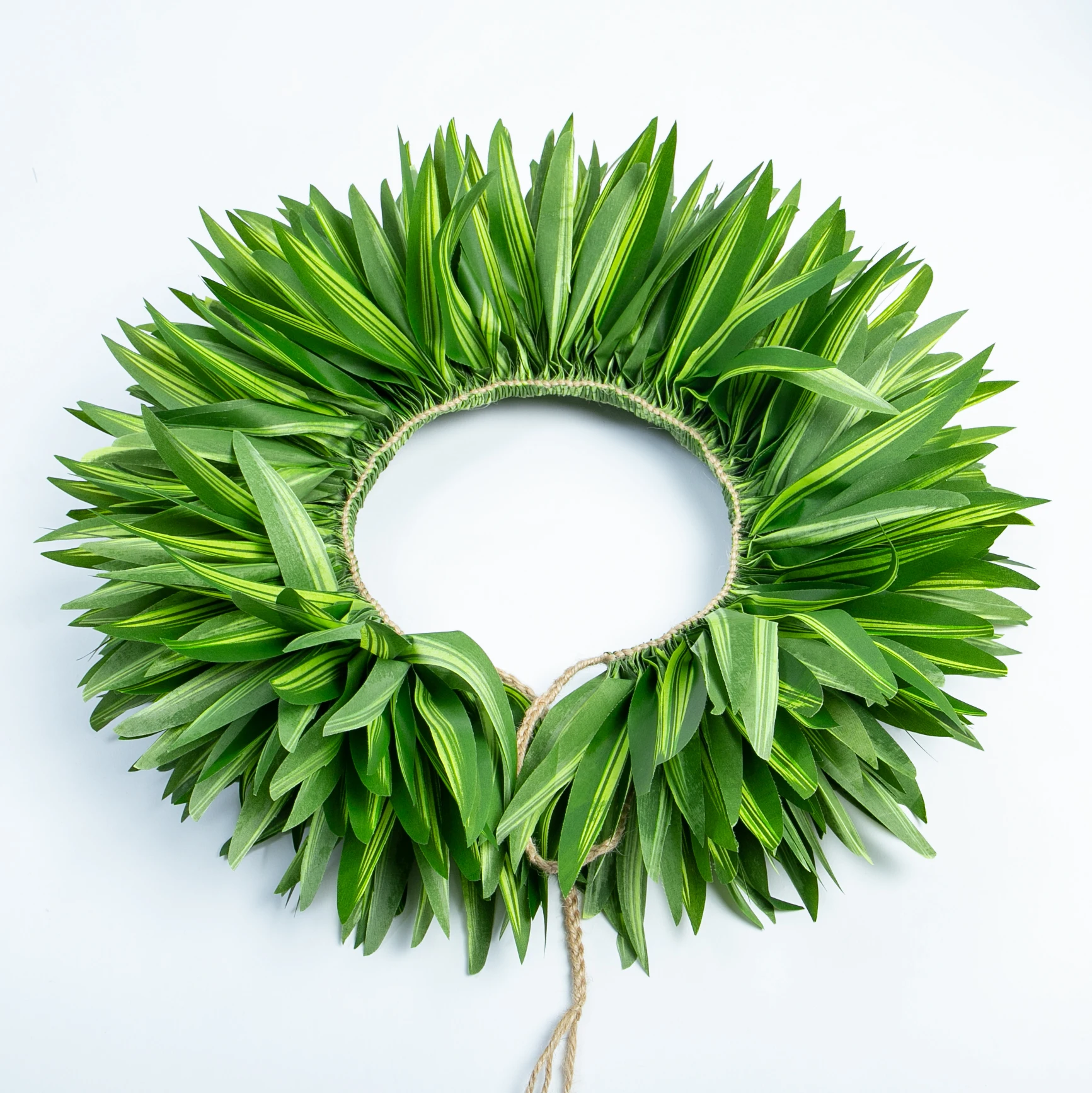 نسيج الحرير الاصطناعي المصنوع يدويا Ti يترك قصيرة لي هاواي البرازيلي يترك الأرداف حزام الرقص حفلة هولا فتاة هاكو الاستوائية