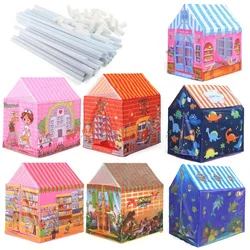 Children Indoor Car Tent Toys Play Tent Portable Foldable Tent Children Boy Cubby Play House Kids Gifts Outdoor Toy Tents Castle