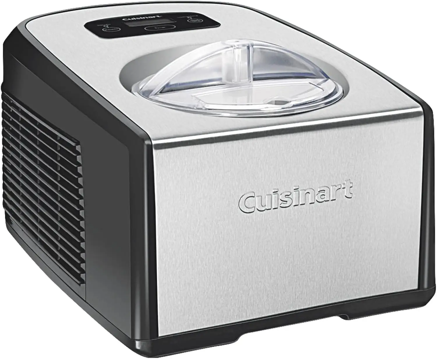

Cuisinart ICE-100 1,5 литра машина для приготовления мороженого и мороженого, полностью автоматическая с компрессором коммерческого качества и 2 лопастями