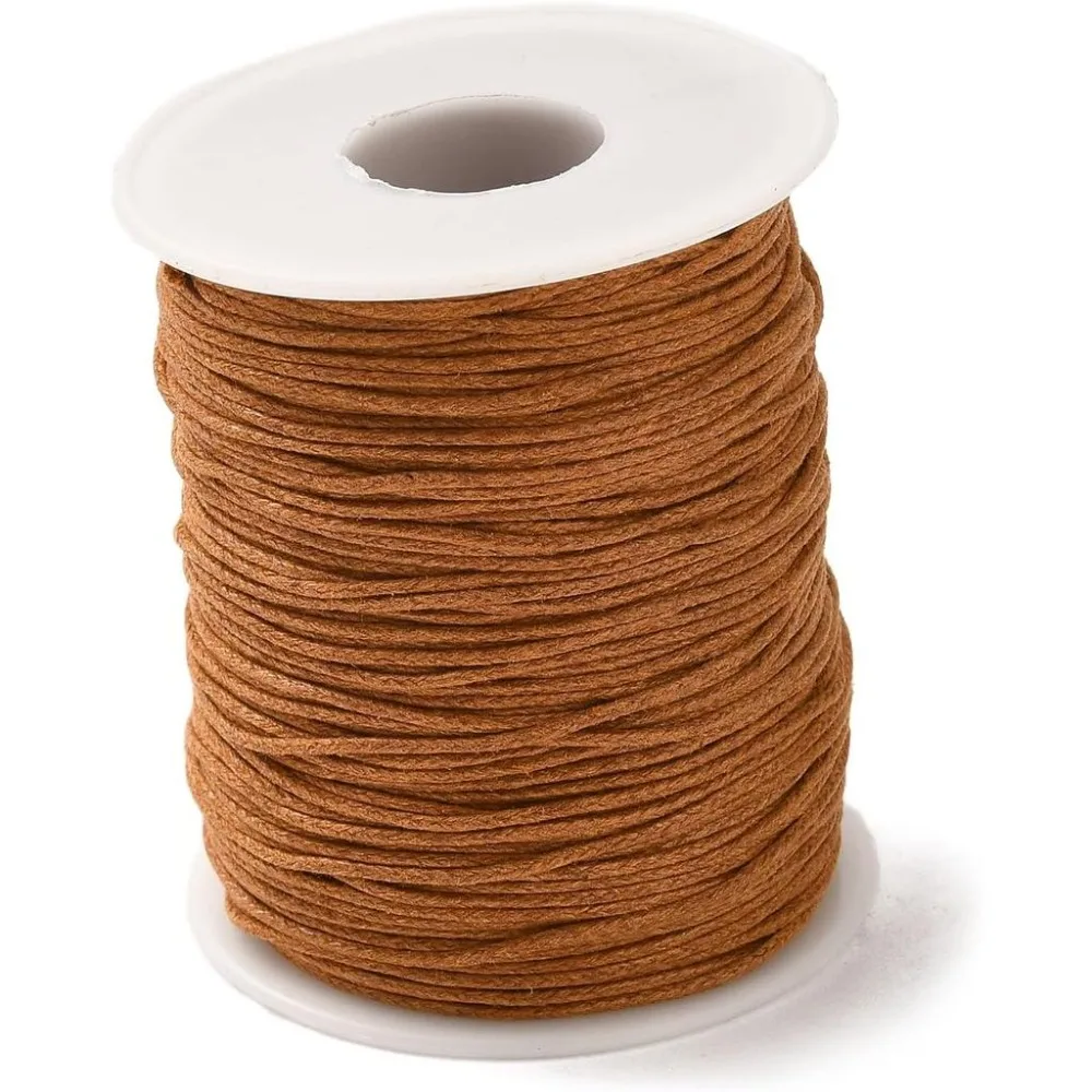 Generic Waxed Cotton Cord 1mm x 100 Yards Lilac Perfect for Bracelets Necklaces Macrame Crafting