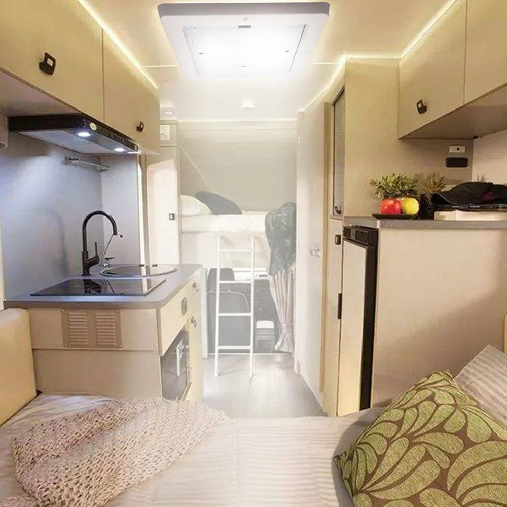 

RV LED Interior Roof Light For Caravan Motorhome Camper Van Boat 10W 6000K White