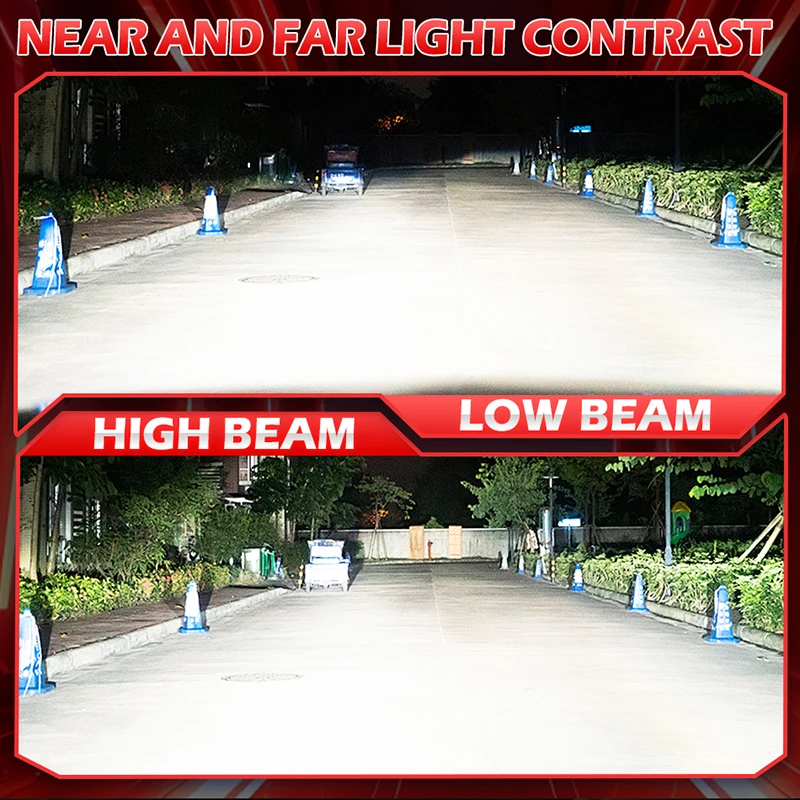 Bullvision D1S D3S LED Headlights 6500000Lm D3R D1R D8S Auto Bulbs Canbus Two-sided 110W D1R D2R D3R D4R Car Lamp 1:1 Xenon HID view 3