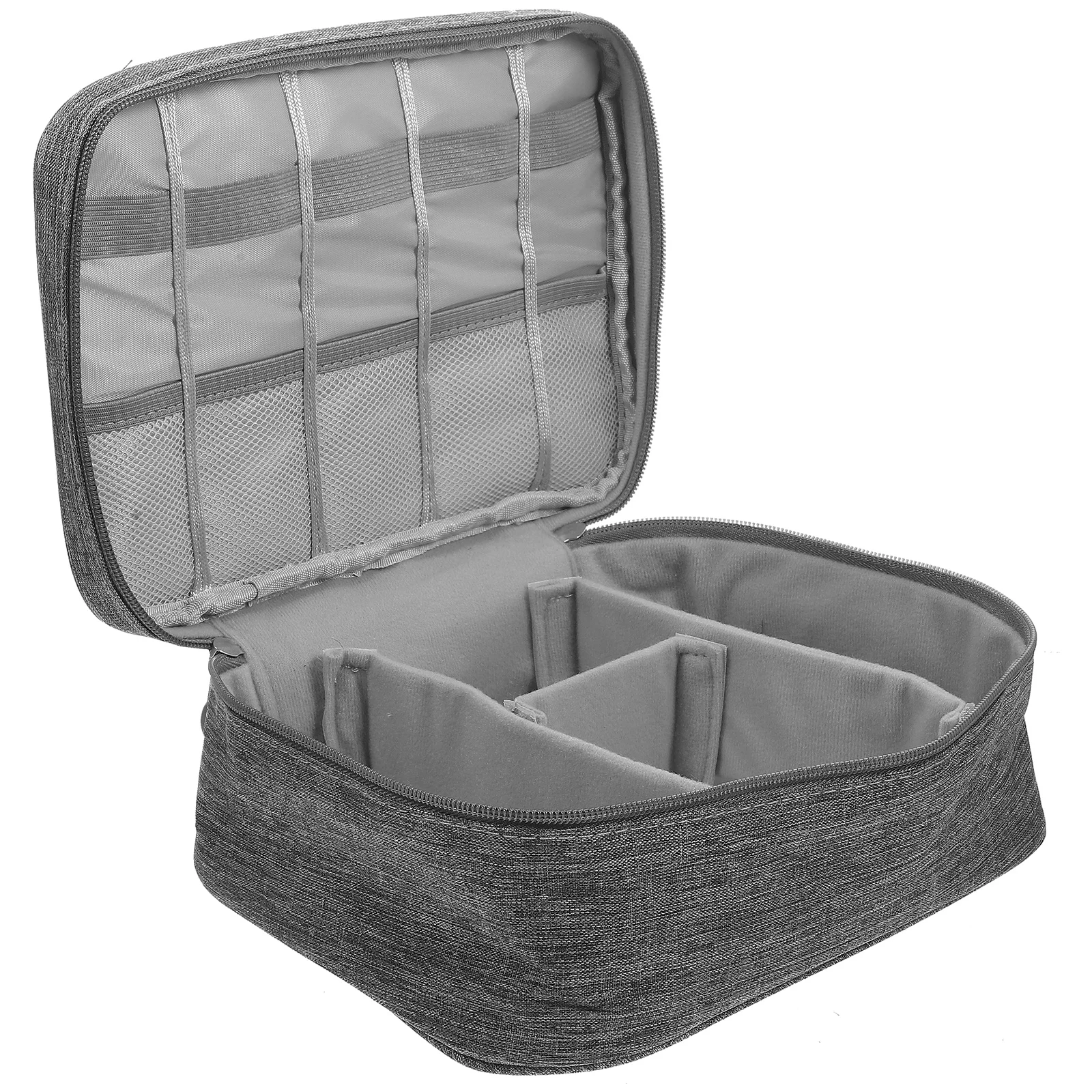 

Digital Storage Bag Large Capacity Electronics Organizer Absorbing Portable Cable Tote Travel Case Pouch