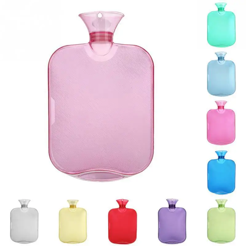 2000ml Hot Water Bottle Warm Handbag Flushing Water Explosion-proof Thickened Transparent Hot Water Bottles Warming Products