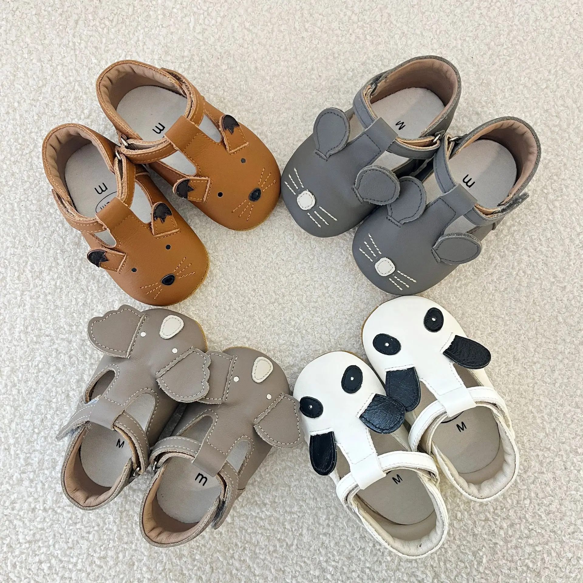 Bebê menina menino verão sapatos de couro da criança recém-nascido infantil descalço sapatos primeiros caminhantes sapatos berço crianças primeiros passos sapatos sandálias