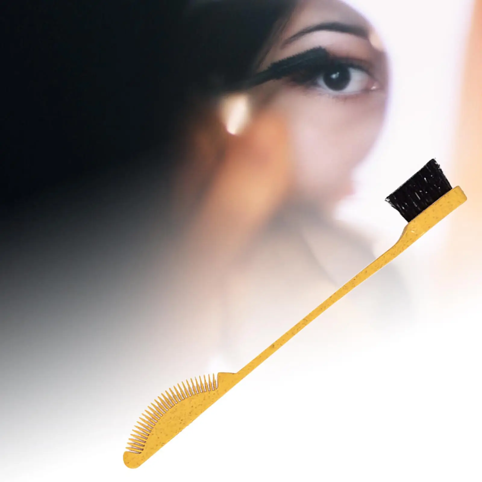 Pratico pettine per capelli con spazzola per il controllo dei bordi a doppia faccia 2 in 1 Combo Grooming