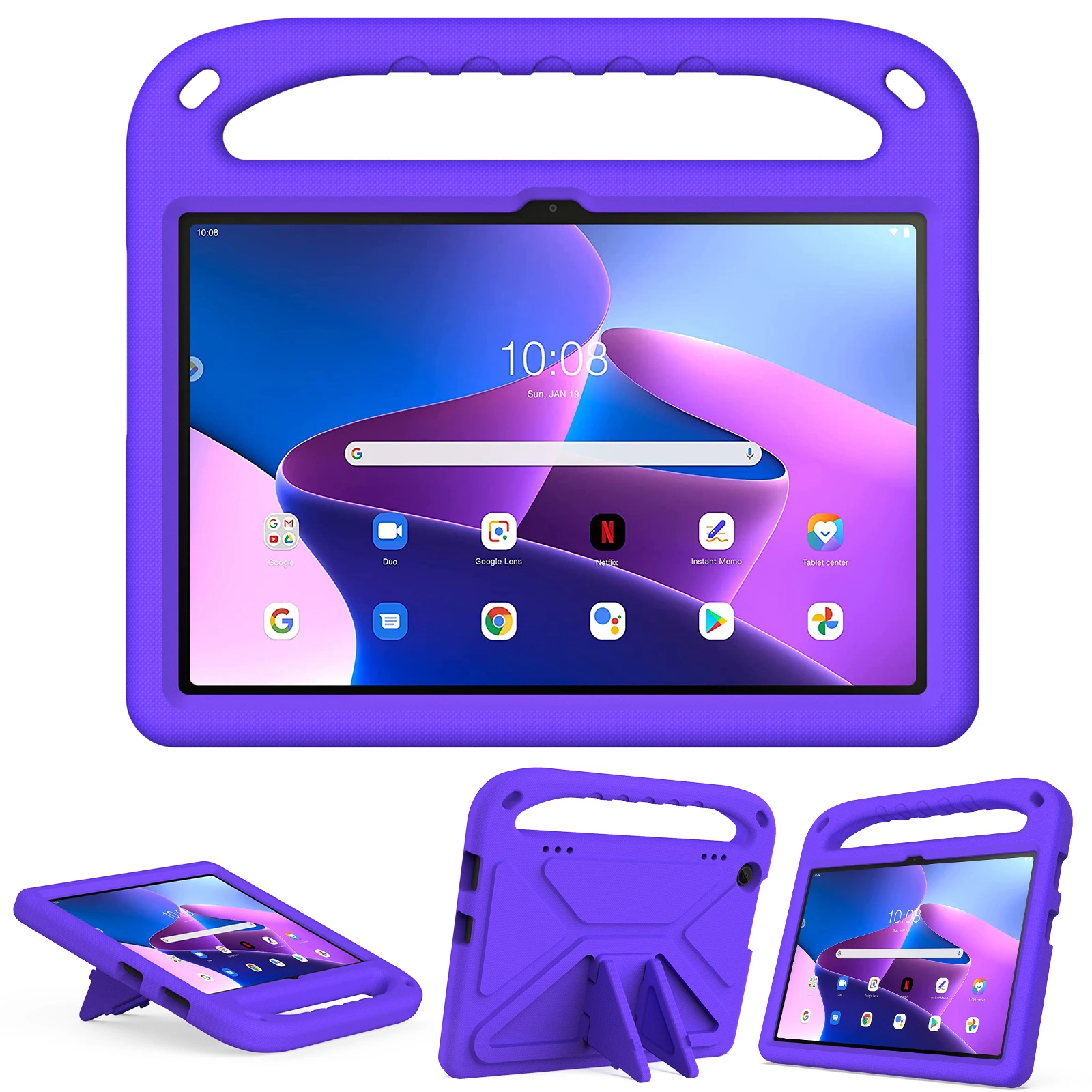 For IPad Air 10.2 10.5 11 10.9 Inch 10 2022 I Pad Pro 9.7 7th 8th 9th 10th IPad10 Cover  Armor Stand Shockproof Kids Tablet Case