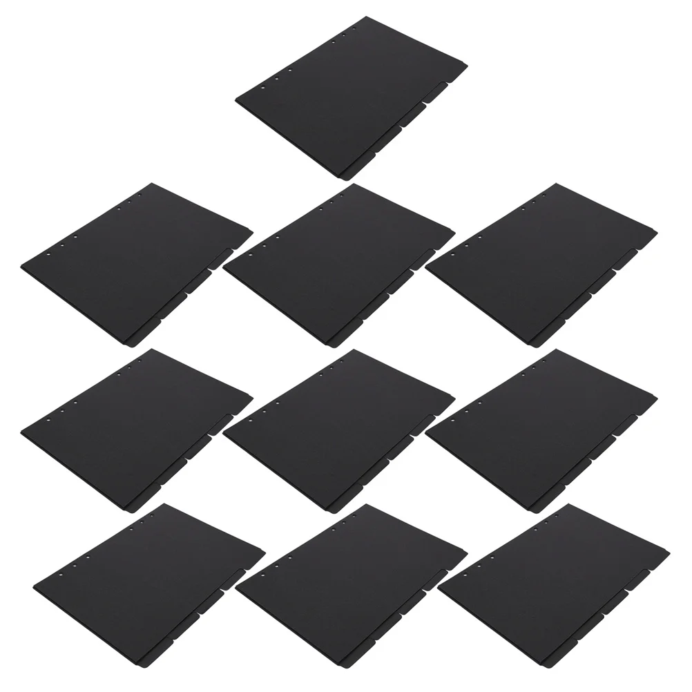 10 قطعة مؤشر A5 للموثق علامات صفحة أوراق فضفاضة ورقة فواصل ملونة دفتر تبويب فواصل علامات التبويب الموثق القابلة للفصل المفكرة #6