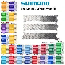 SHIMANO SLX M7100 M6100 M8100 12 Speed Chain 118/126 Link Mountain Bike Bicycle Chain  CN M7100 MTB 12Speed With Quick-link
