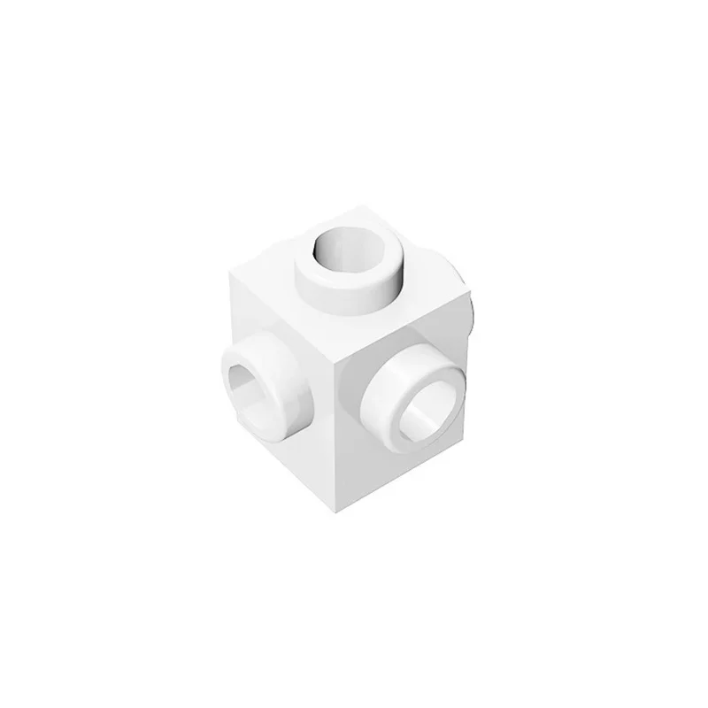 50 Stück 4733 Modifizierte 1x1-Steine mit 4-Seiten-Stiften, Modulare GBC-Spielzeugteile für Technische MOC-Bausteine – Detail 2