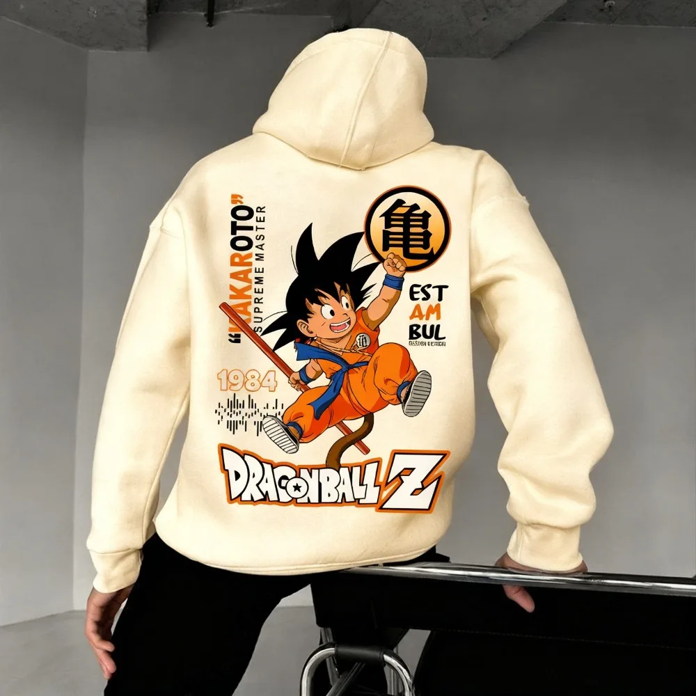 

Dragon Ball Wukong Y2k Large Size Sweater Couple Hoodie Autumn Winter Men's Women's Parent-Child Trend Versatile Casual Jacket