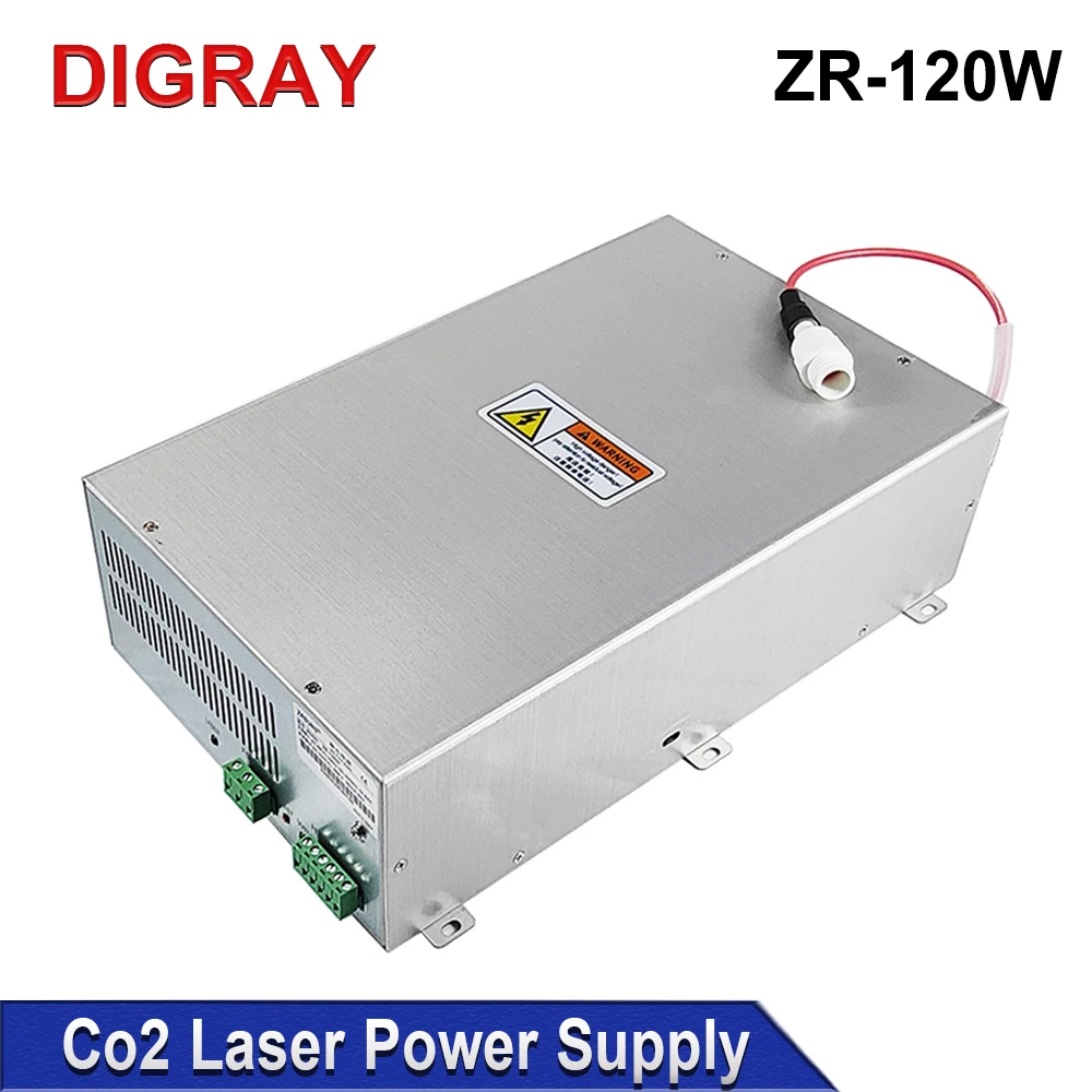 

DIGRAY ZRSUNS-120W Laser Power Supply for 100W 120W Co2 Glass Laser Tube Engraving and Cutting Machine 2 Years Warranty.