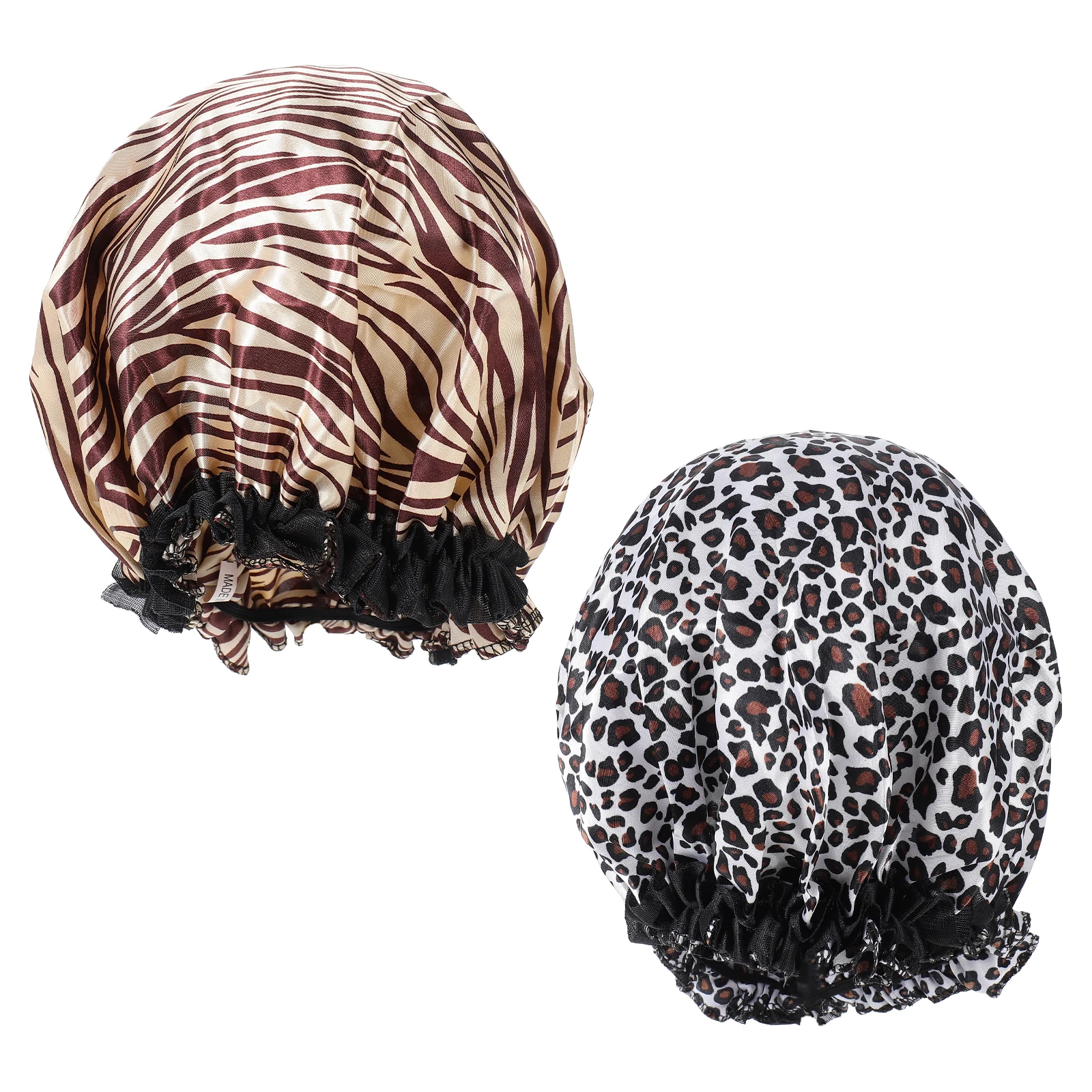 

1Pcs Women's Elastic Lace Sleep Hat Hair Care Night Bonnet Breathable Comfortable Home Sleep Hair Cover Head Chic