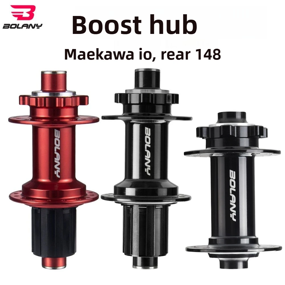 

BOLANY Bike Parts: 32H 4-Bearing 120Clicks Boost Disc Brake Hub, Thru-Axle Front 110/Rear 148, 6-Bolt 8-12Speed, HG/XD Freehub