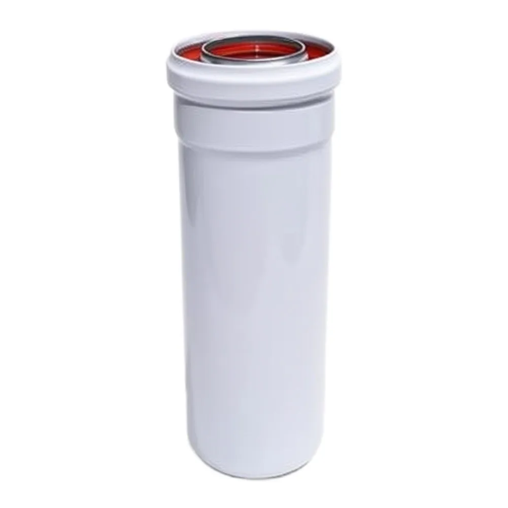 Detachable Flue Extension Designed for Wood Burning Stoves with Straight Tube Geometry for Optimal Draft Control