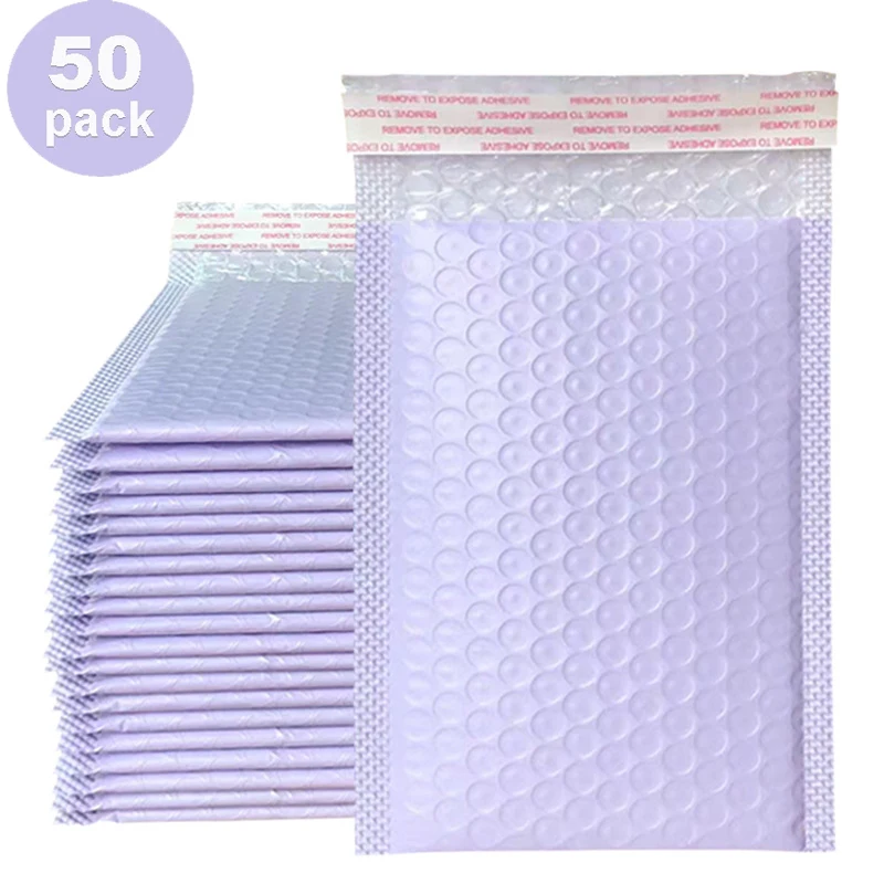 envelopes acolchoados com bolhas pretas e brancas 50 pecas bolsas ziplock bolsas de embalagem para negocios bolsas mylar embalagem de envio 15x20cm 01