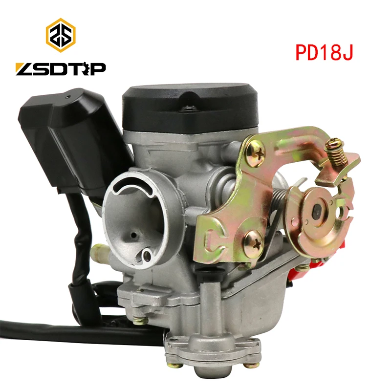 ZSDTRP 18mm PD18J Carburetor For GY6  50cc 60cc 80cc 4 Stroke Scooter ATV Quad Gokart Taotao