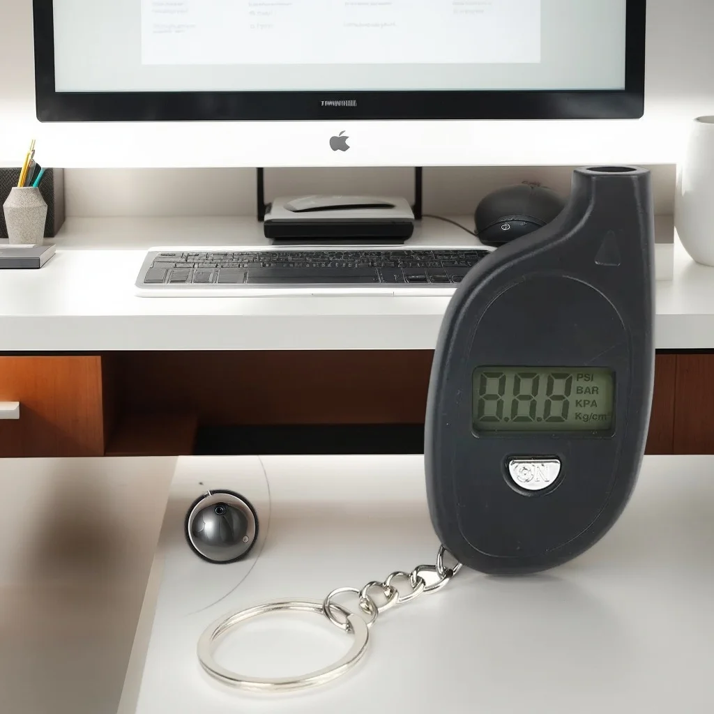 

Цифровой тестер давления в шинах - ЖК-дисплей, автоматический/манометр для мотоцикла с сигнализацией безопасности