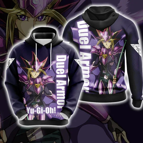 2024 new  Anime  YU GI OH Hoodies 3D Print Women/Men Hoodie Sweatshirt  Streetwear Hip Hop Pullover Kids Hooded Cosplay Clothing