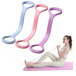 Elastic Stretch Band Training Auxiliar Muscle Stretching Yoga Pilates Accessories Home Resistance Bands Fitness Women's Clothing