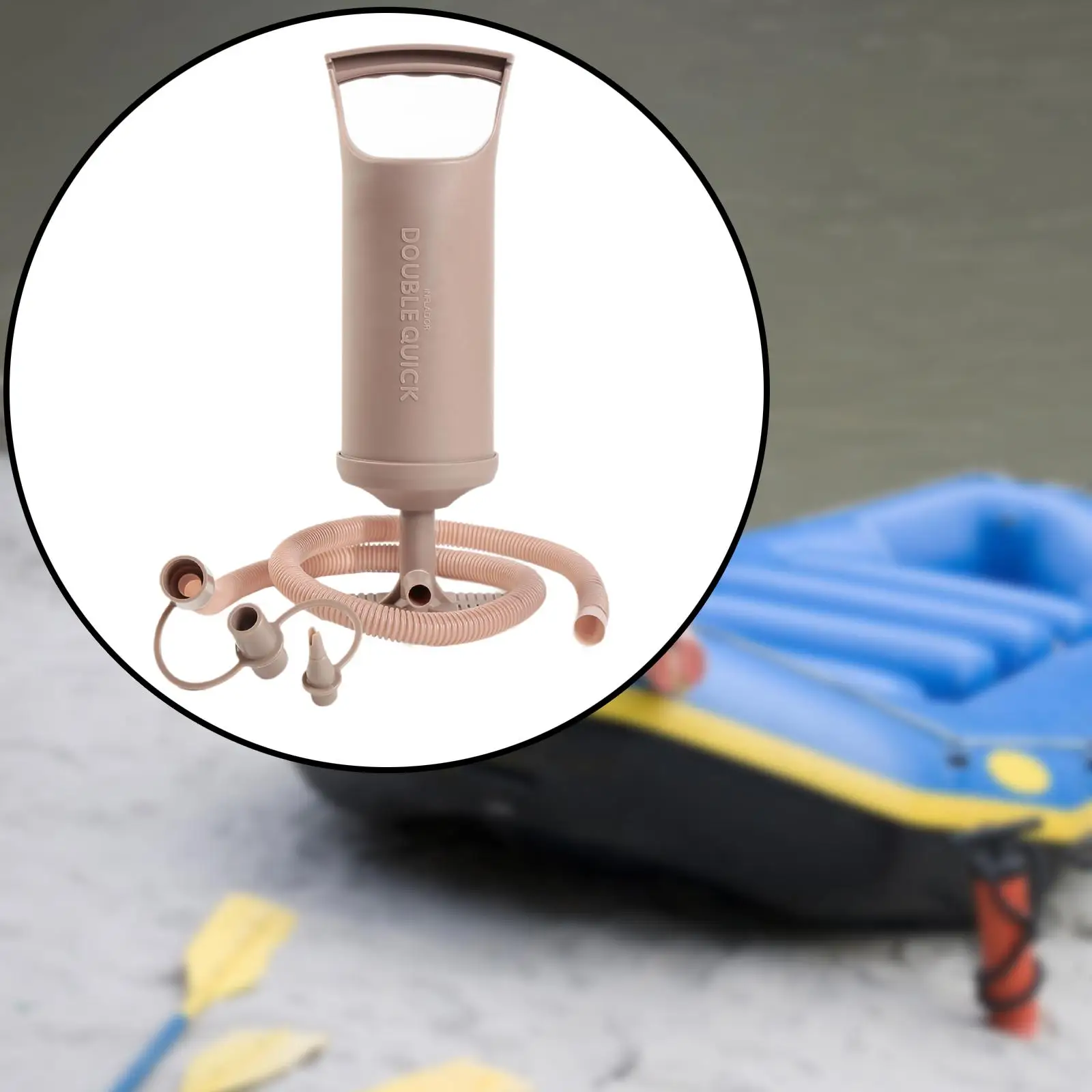 Mini Hand Pump Equipment Inflation Device Hand Held Air Pump for Inflatable Pool Football Outdoor Bed Mattress Swimming Ring