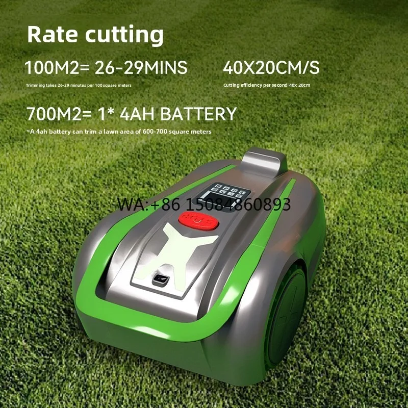 Jiayi Cross-border New Electric Intelligent Lawn Mowing Robot Self-propelled Remote-controlled Fast Charging 3 Hours Runtime