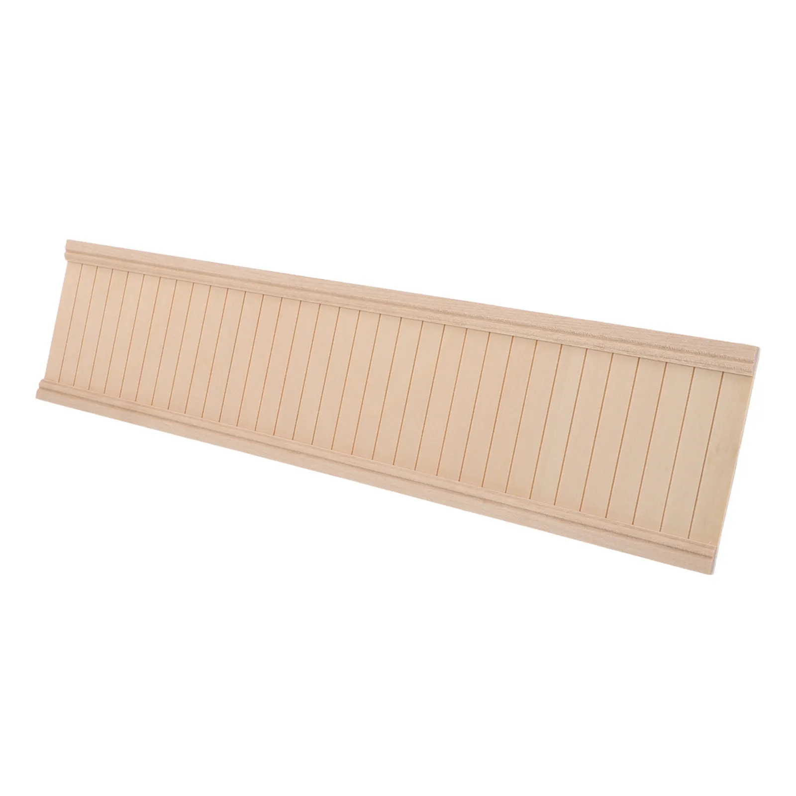 

Mini Wainscoting 1:12 Scale Dollhouse Panel Trim Miniature Interior Wallboard Decorative Skirting for Tiny House Accessories