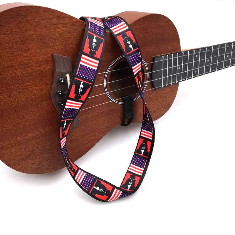 Guitar Strap Folk Style Ukulele Strap Multi-style Small Guitar Strap Ukulele Ukulele Hook Strap Guitar Parts