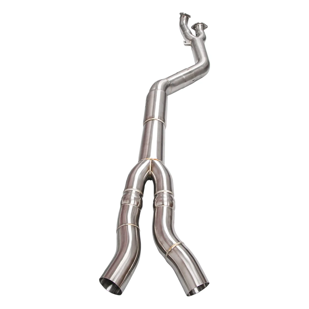 

For BMW G82 G83 M4 G80 M3 Midpipe Exhaust System - Equal Length Design Resonated Version Fit 2021-2025 Models (Brace Included)