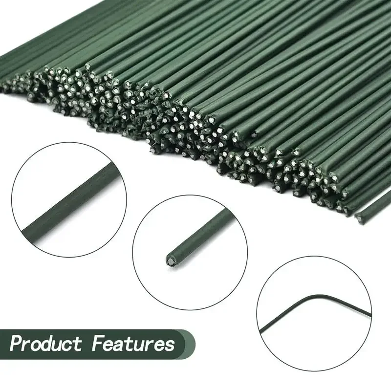 Paper Floral Wire Long Iron Wire Useds For DIY Nylon Stocking Flower Branche Making