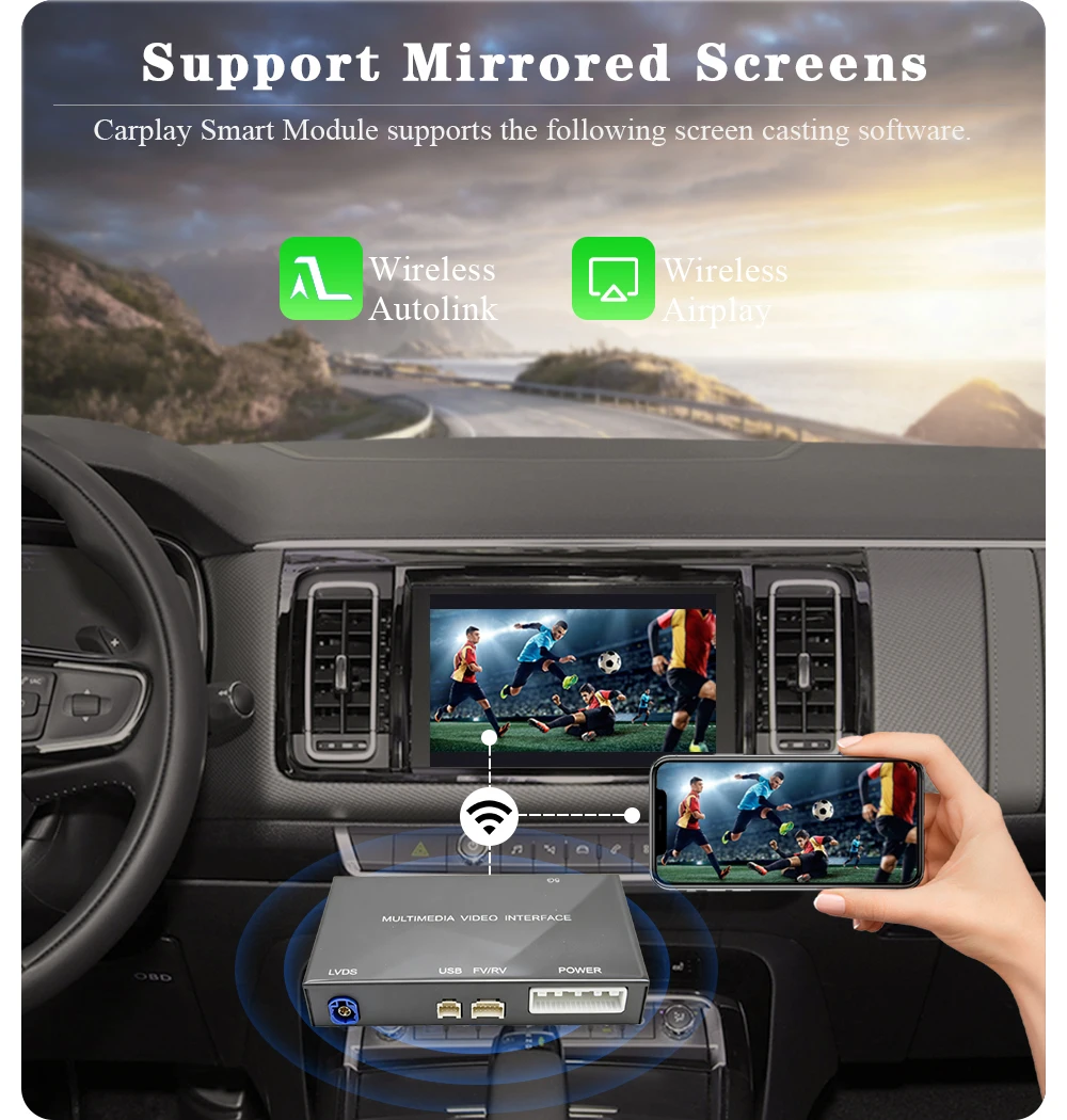 AUTOTOP Drahtlose Carplay Android Auto Für Peugeot Citroen DS C4 C5 DS4 DS3 DS5 308 508 5008 3008 MRN SMEG Zubehör Multimedia – Detail 10