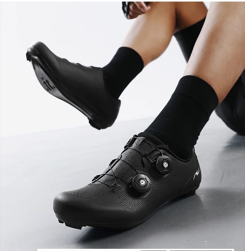 Unisex Neue Fahrradschuhe, atmungsaktiv, bequem, rutschfest, für den Straßenbereich, hochwertige MTB-Fahrradschuhe aus Gummi, professionelle, ultraleichte Fahrradschuhe – Detail 23