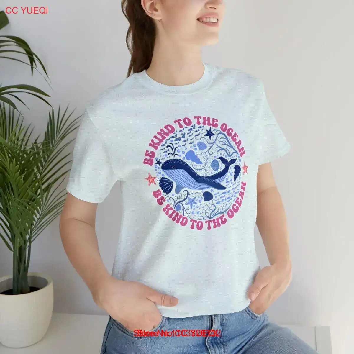 Be Kind to The Ocean Whale Shirt, Whale Lover Gift Shirt, Ocean Lover Shirt