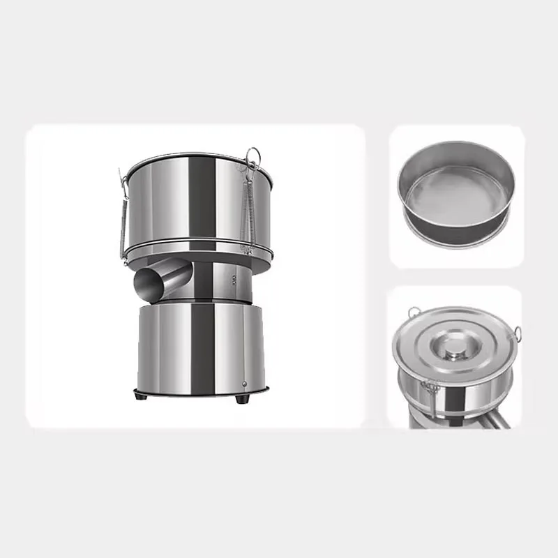 30 سنتيمتر الكهربائية تهتز الغربلة آلة مسحوق فحص آلة الفولاذ المقاوم للصدأ مختبر غربال شاكر تهتز الشاشة 1350N/دقيقة #4