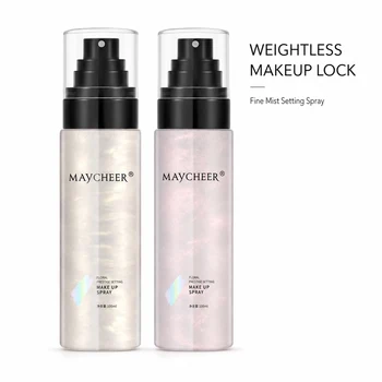 MAYCHEER 100ml Makeup Setting Spray Long Lasting Ultra Fine Mist Fixer Hydrating Dewy…