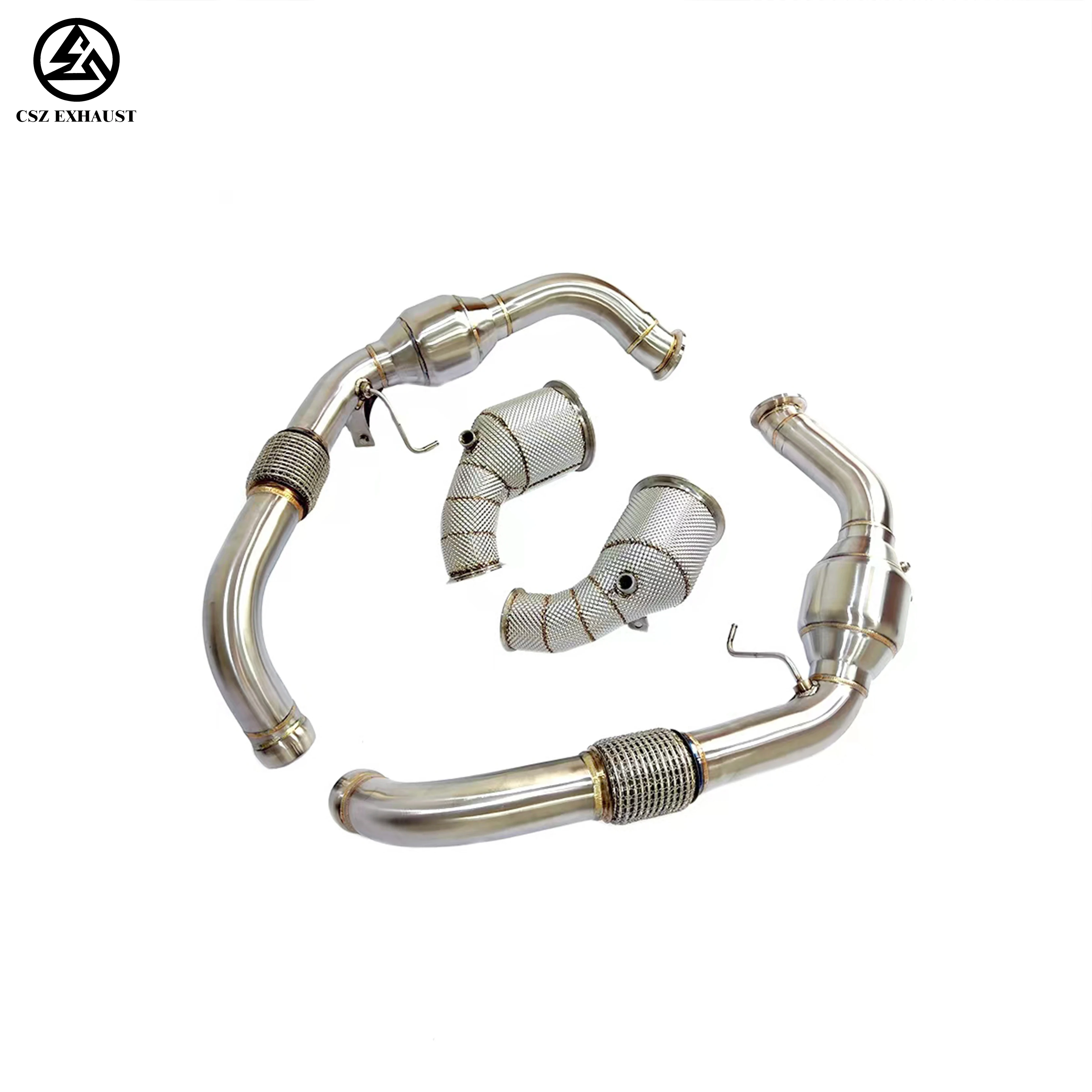 Factory Price CSZ No Check Engine Light Front Pipe Catted Downpipe For Porsche Panamera 971 2.9TT 2019-2024 Downpipe Front Pipe