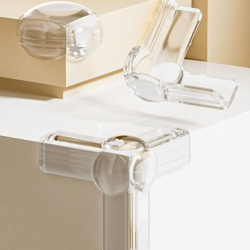 

4/8Pcs Transparent Table Corner Covers Babyproofing Anticollision Corner Protectors Durable Furniture Corner Bumper Guards