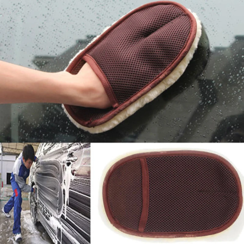 

Wool Car Washing Gloves Car Wiping And Waxing Gloves Cleaning And Polishing Automotive Products