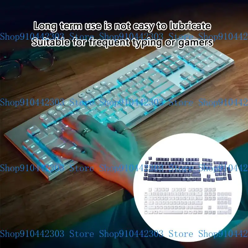 

L4MD ABS Keycaps for G915/G913/G815/G813 TKL Mechanical Keyboards AntiWear Long Color