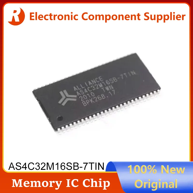 2 Pcs AS4C32M16SB-7TIN SOP-54 AS4C32M16SB Synchronous Dynamic Random Access Memory (SDRAM) IC Chip 5 Pcs