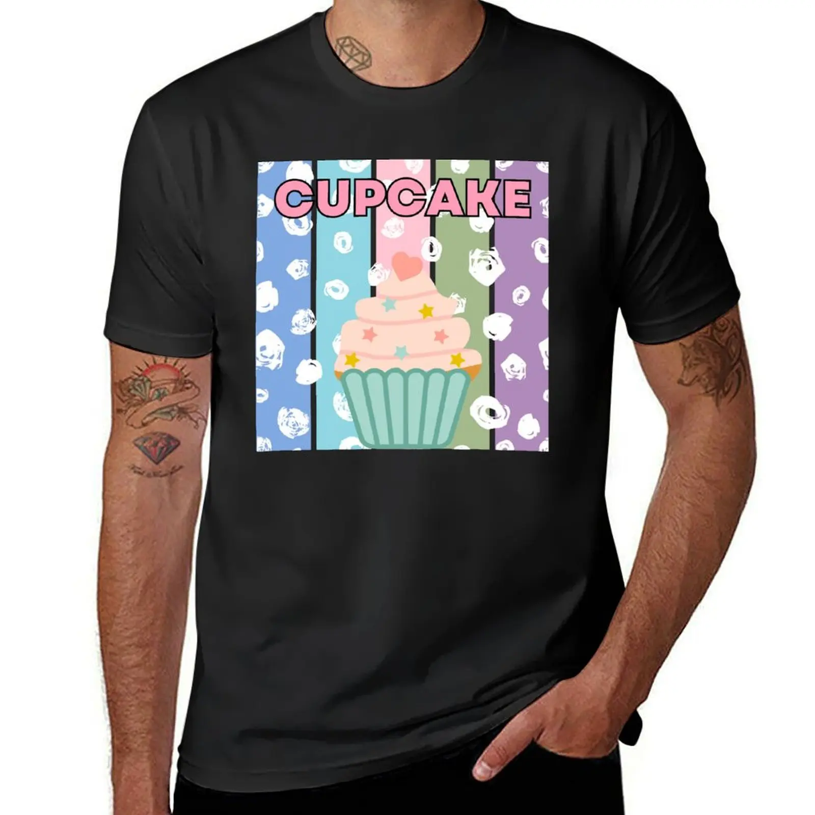 Cupcake T-Shirt oversized sublime anime summer top t shirts for men pack