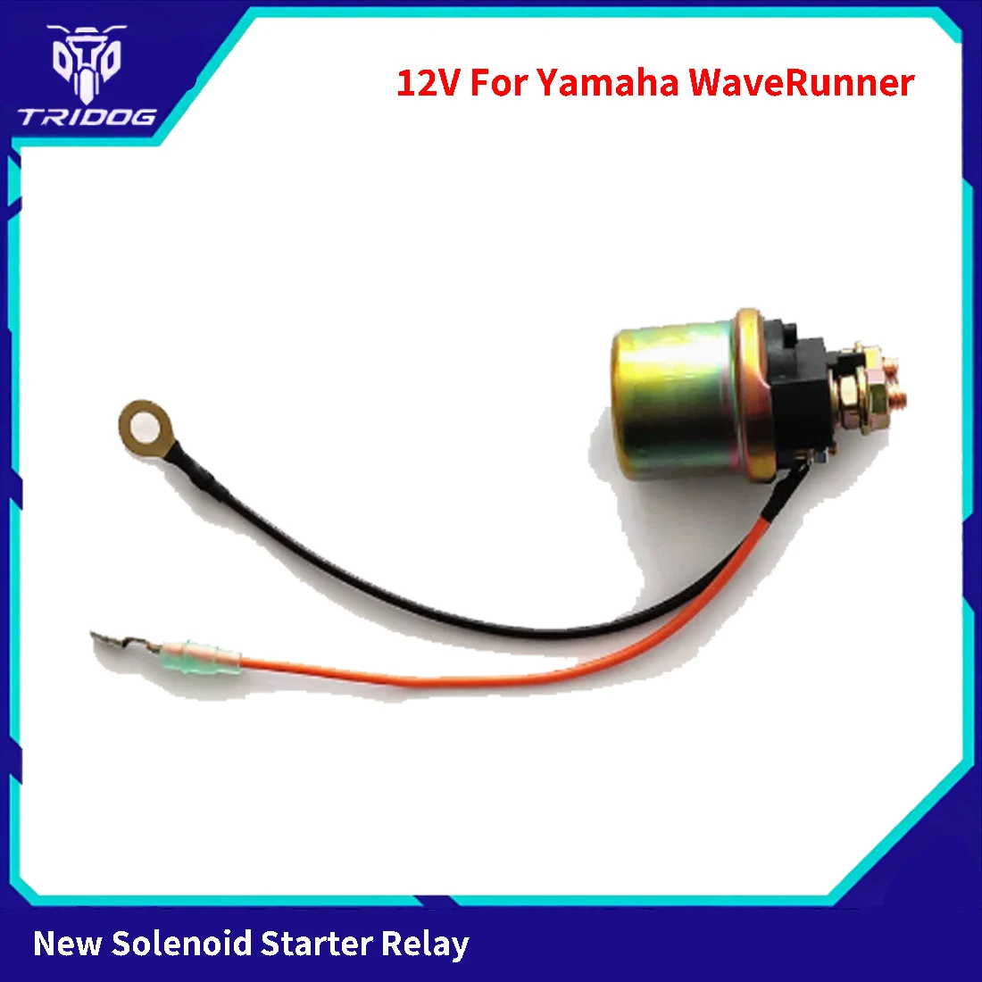 12V Starter Solenoid Relay for Yamaha WaveRunner GP760 GP800 GP1200 WR500 WRA650 1987-2001 6G1-81941-10-00 6G1-81941-00-00