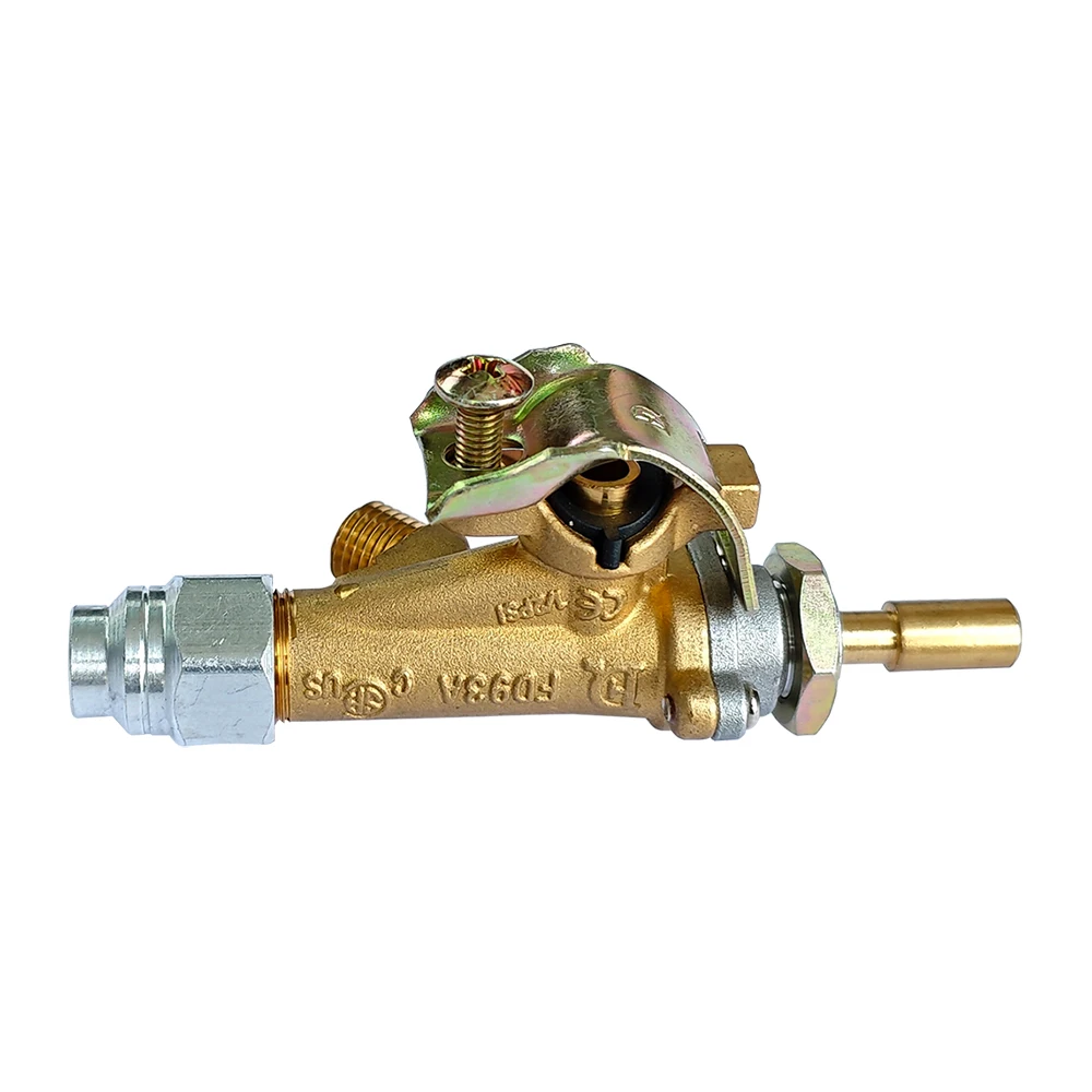 BEHAIVAN BBQ Grill Brass Gas Safety Valve Low Pressure with Orkli Magnet Unit Outlet with 7/16-24unf Thread Supplies Accessory