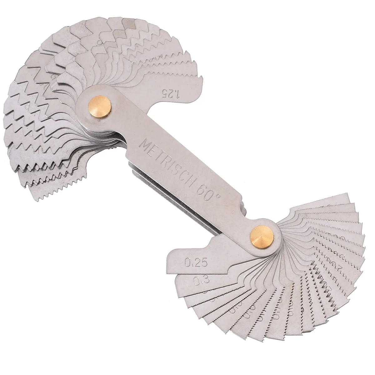 1 Pc Thread Pitch Cutting Gauge Tool Set 55 & 60° Inch & Metric Thread Plugss Gauge Gear Tooth Pitch Gauge Tool Accessories