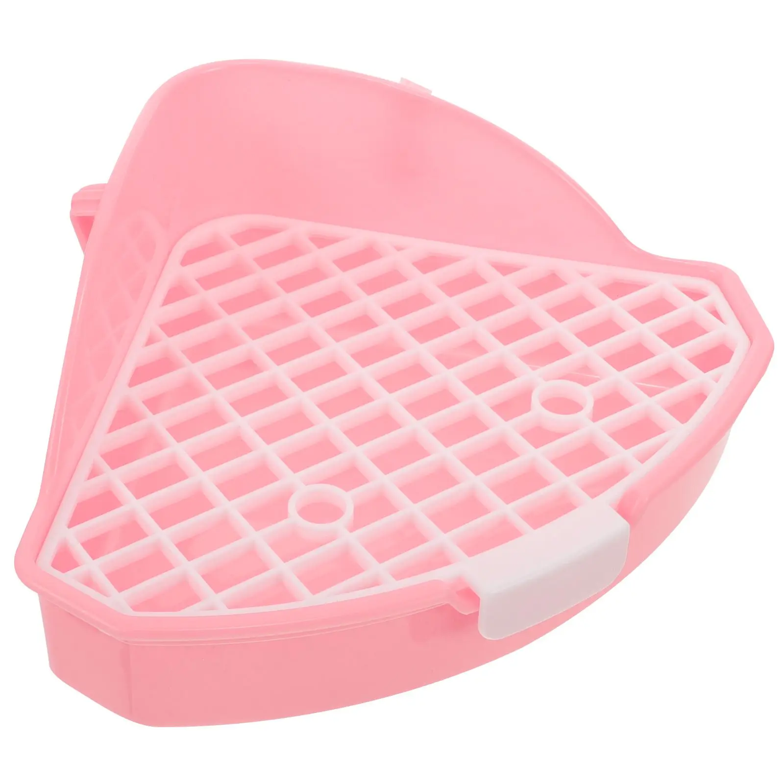

2Pcs Pet Potty Trainer Corner Litter Box Small Animal Toilet Reusable Bunny Boxes For Hamster Guinea Pig Cage Bedding Litter