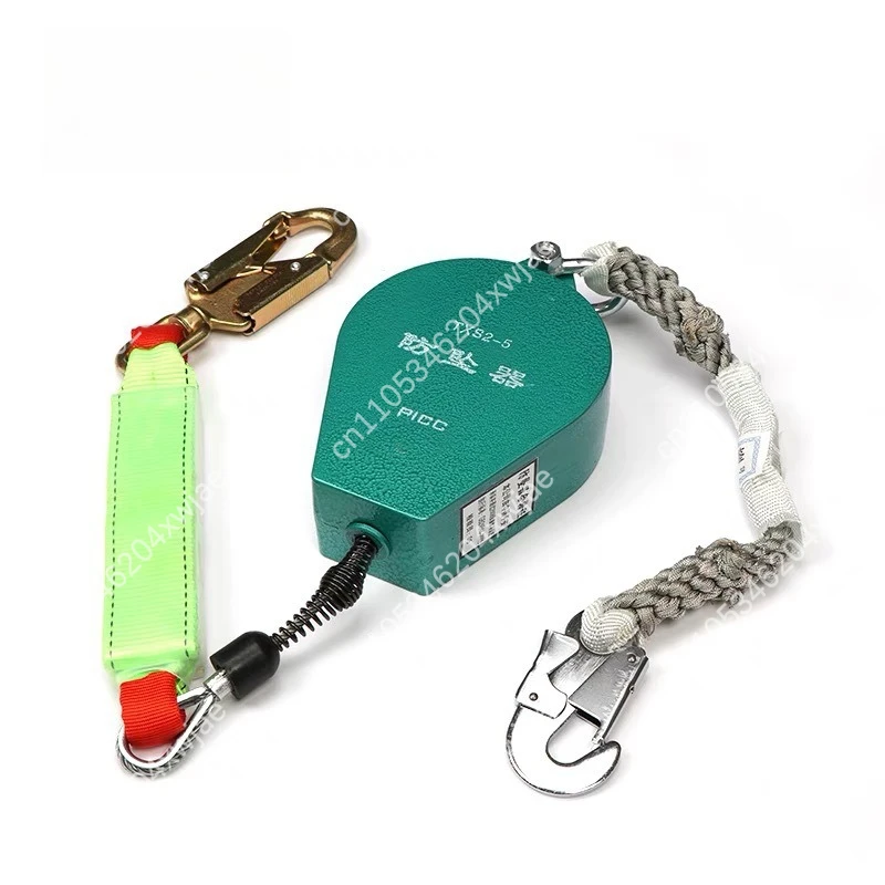 High-Altitude Fall Arrest Device Self-Locking Steel Wire Rope Descender Construction Elevator Tower Safety Equipment