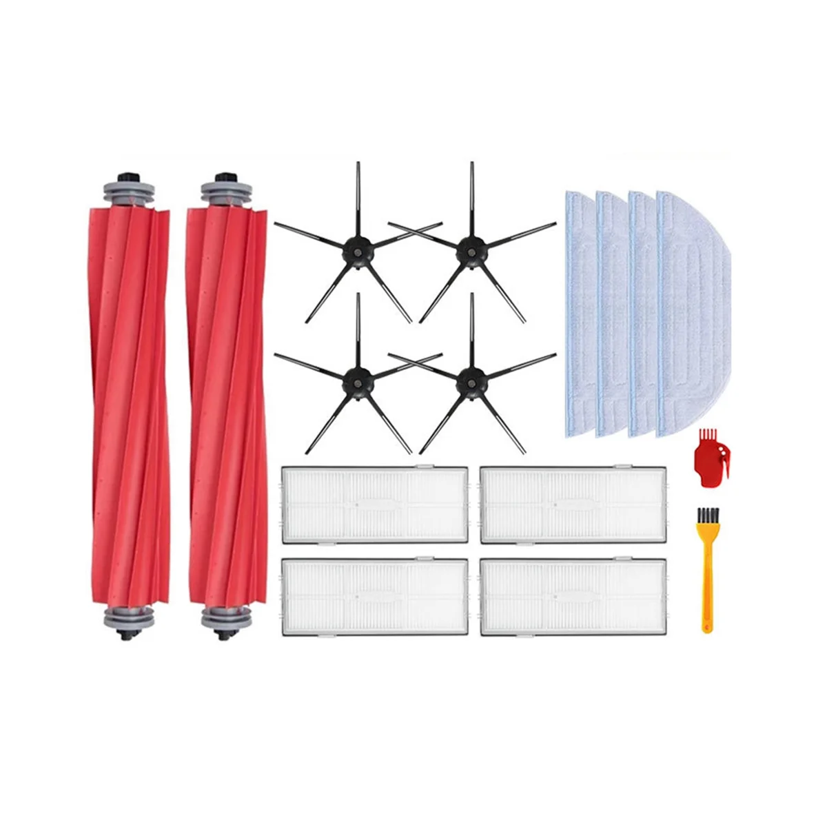 Для S7 MaxV Ultra, T7S Plus, S70, S75 робот-пылесос, фильтр, ткань для швабры, основная боковая щетка, запасные части